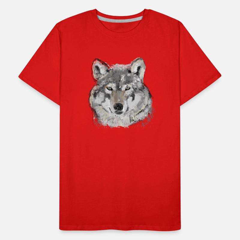 Loup T-shirt bio Premium Homme