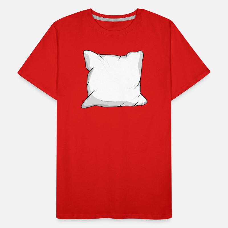 large cuddly white down pillow Men's Premium Organic T-Shirt