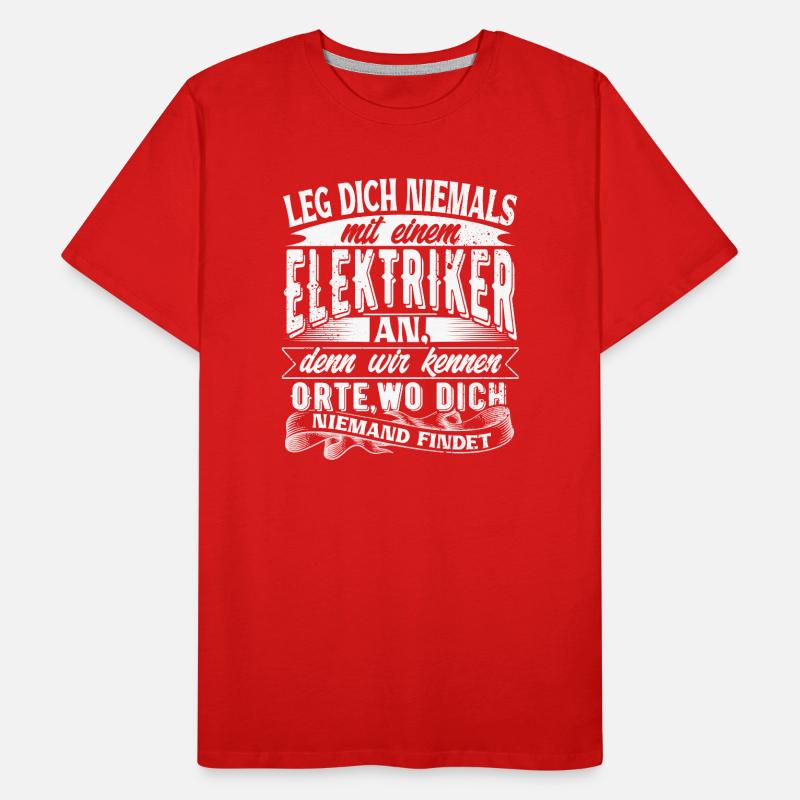 Électriciens T-shirt bio Premium Homme