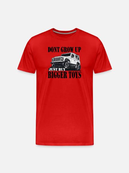 Defender Gift Gift - Men's Premium Organic T-Shirt - red