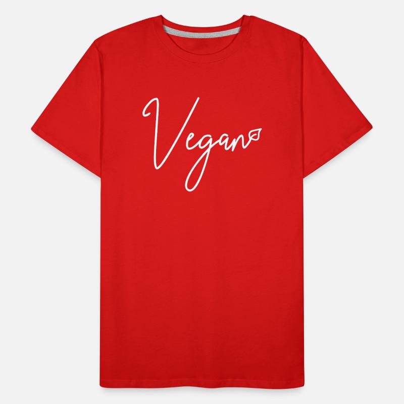 Végétalien T-shirt bio Premium Homme