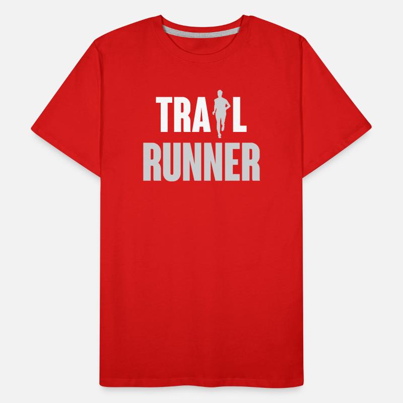 Trail Runner Men's Premium Organic T-Shirt