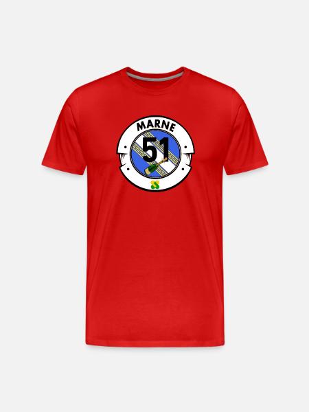Marl - Men's Premium Organic T-Shirt - red