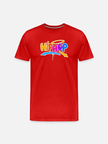 Hip Hop - Men's Premium Organic T-Shirt - red