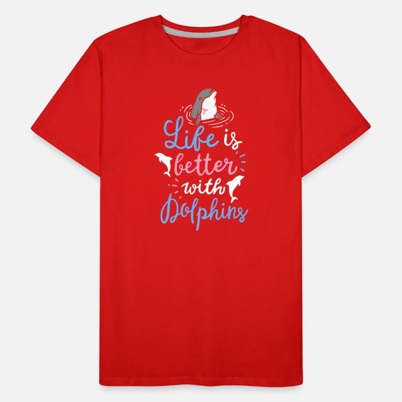 Dolphin Men's Premium Organic T-Shirt