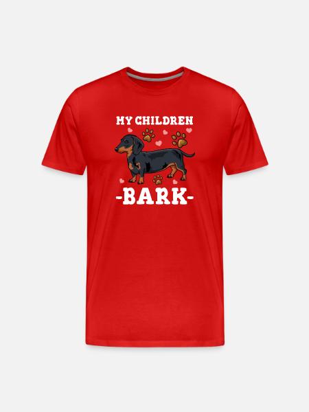 Teckel - T-shirt bio Premium Homme - rouge