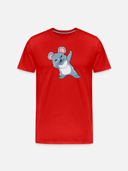Koala Kawaii - T-shirt bio Premium Homme - rouge