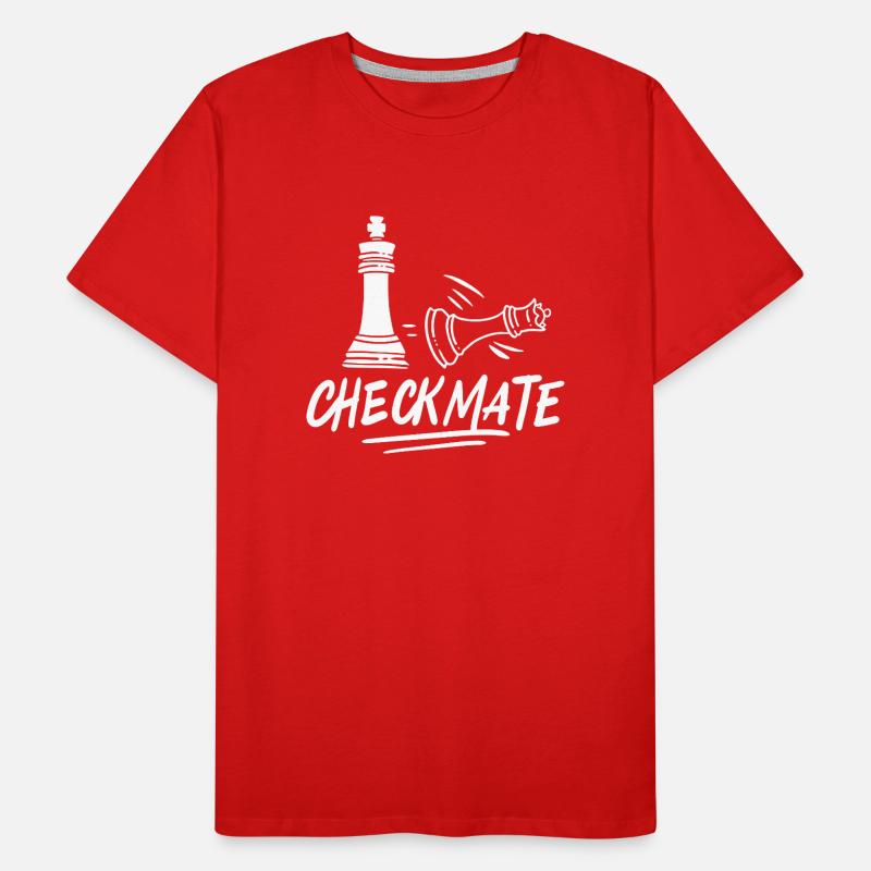 Chess checkmate chess player Men's Premium Organic T-Shirt