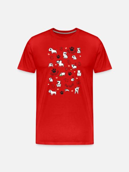 multi bull - T-shirt bio Premium Homme - rouge