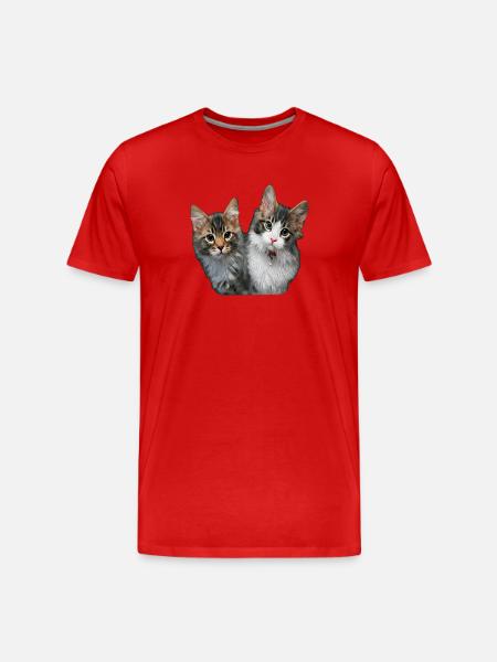 Chatons - T-shirt bio Premium Homme - rouge