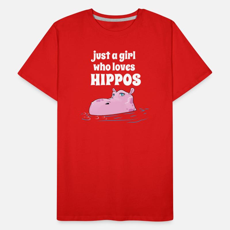 Hippo Hippo Lovers Men's Premium Organic T-Shirt