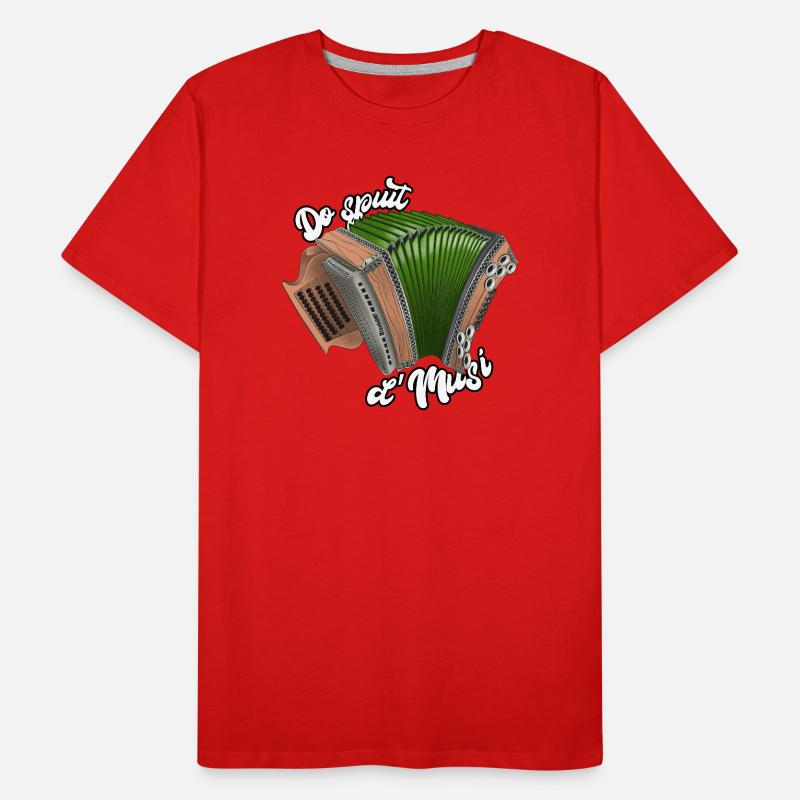 Styrian Harmonica Do spuit d'Musi | Ziach ON! Men's Premium Organic T-Shirt