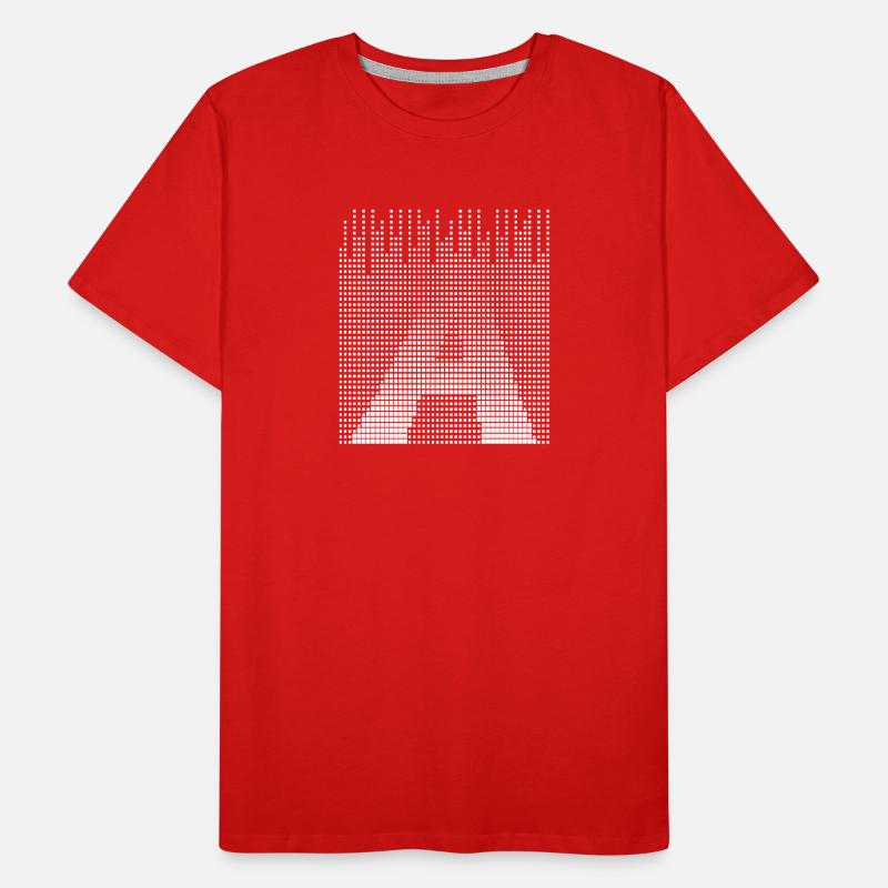 Letter A, Name, der Buchstabe A Männer Premium Bio T-Shirt