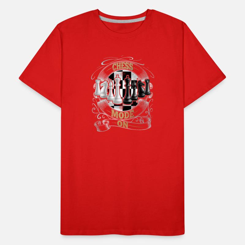 Schach Männer Premium Bio T-Shirt