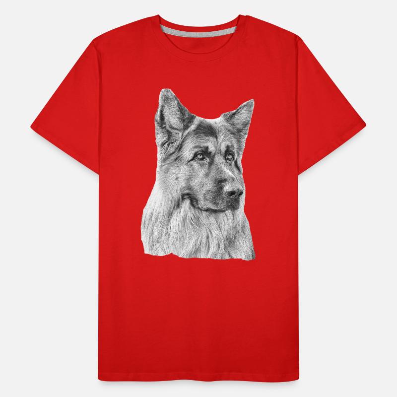 Old German Shepherd German Shepherd Men's Premium Organic T-Shirt