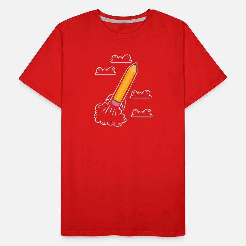 Erster Schultag Schulbeginn Schulanfang Schule Männer Premium Bio T-Shirt