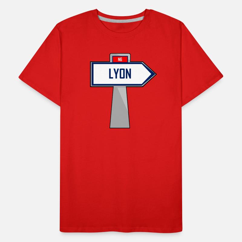 Lyon Direction T-shirt bio Premium Homme