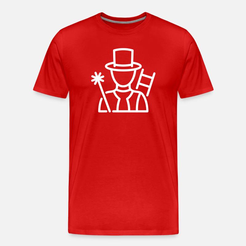 Schornsteinfeger Schornsteinfegerin - Männer Premium Bio T-Shirt - Rot