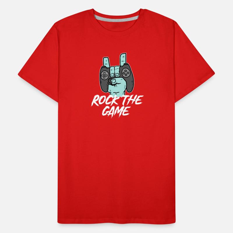 Gamer sort Jeu de contrôleur de jeu T-shirt bio Premium Homme