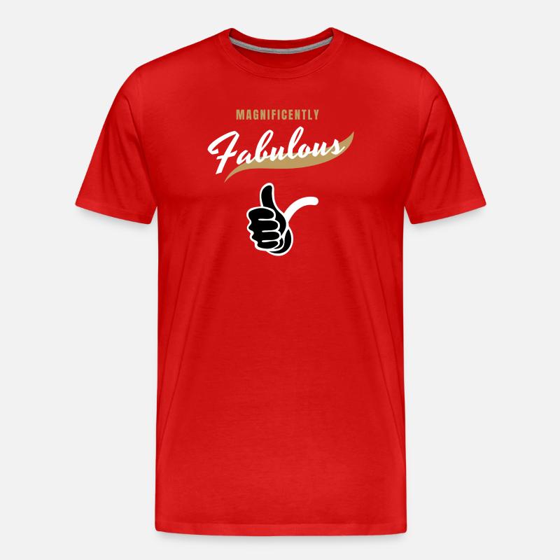 Fabelhafte - Männer Premium Bio T-Shirt - Rot