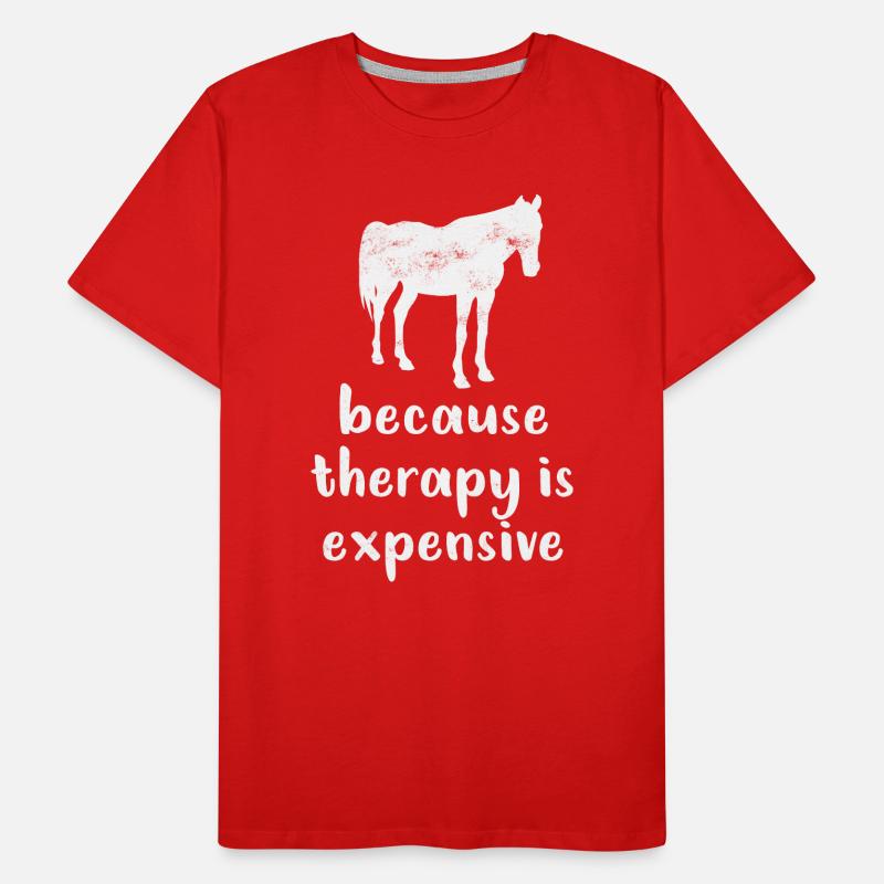 Pferd Pferde Männer Premium Bio T-Shirt
