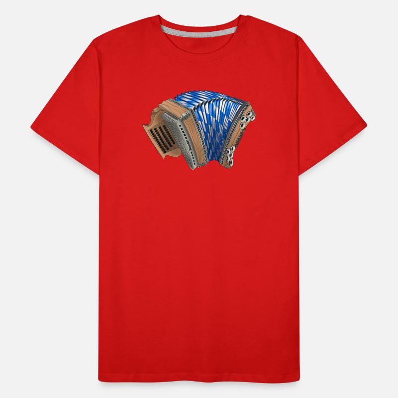 Styrian Harmonica - Bavaria | ZiachON! Men's Premium Organic T-Shirt