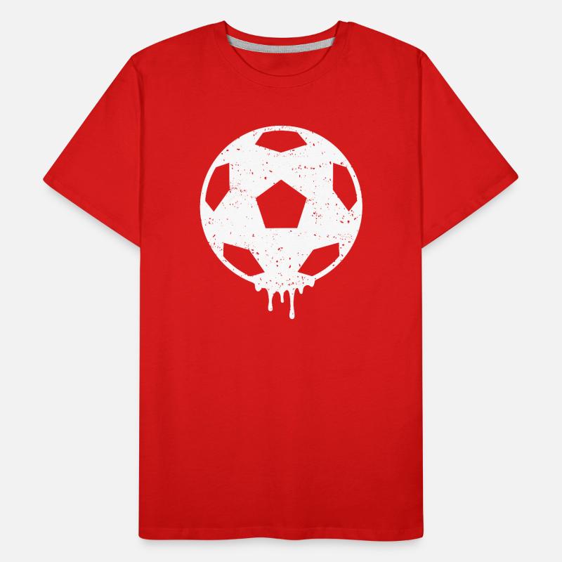 Fußballball Männer Premium Bio T-Shirt