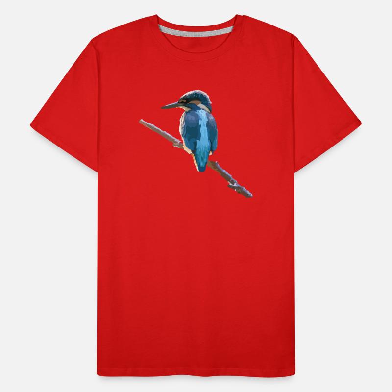 Eisvogel Männer Premium Bio T-Shirt