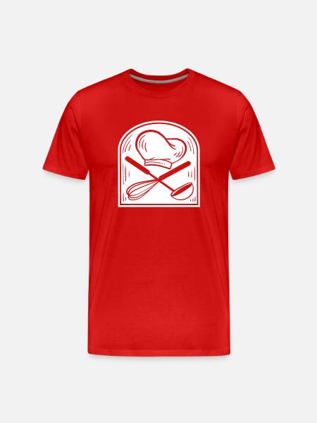 Cook - Men's Premium Organic T-Shirt - red