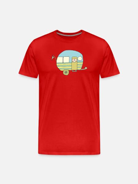 Caravanes - T-shirt bio Premium Homme - rouge