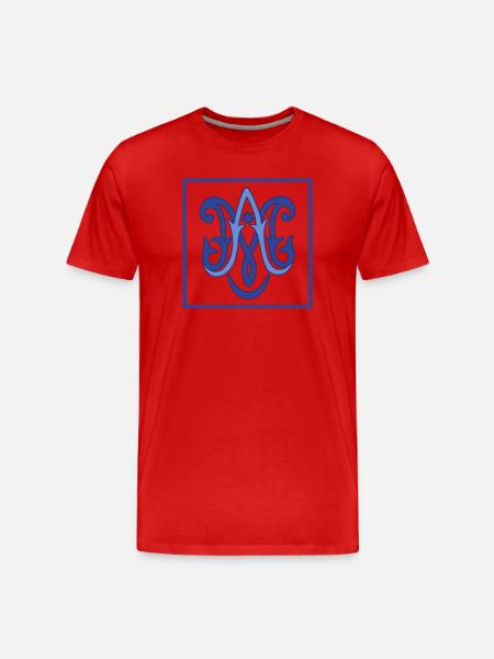 Ave Maria - Men's Premium Organic T-Shirt - red