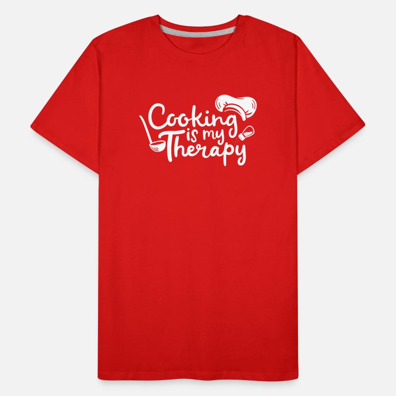 Cuisson Cuisinier Cuisinier T-shirt bio Premium Homme