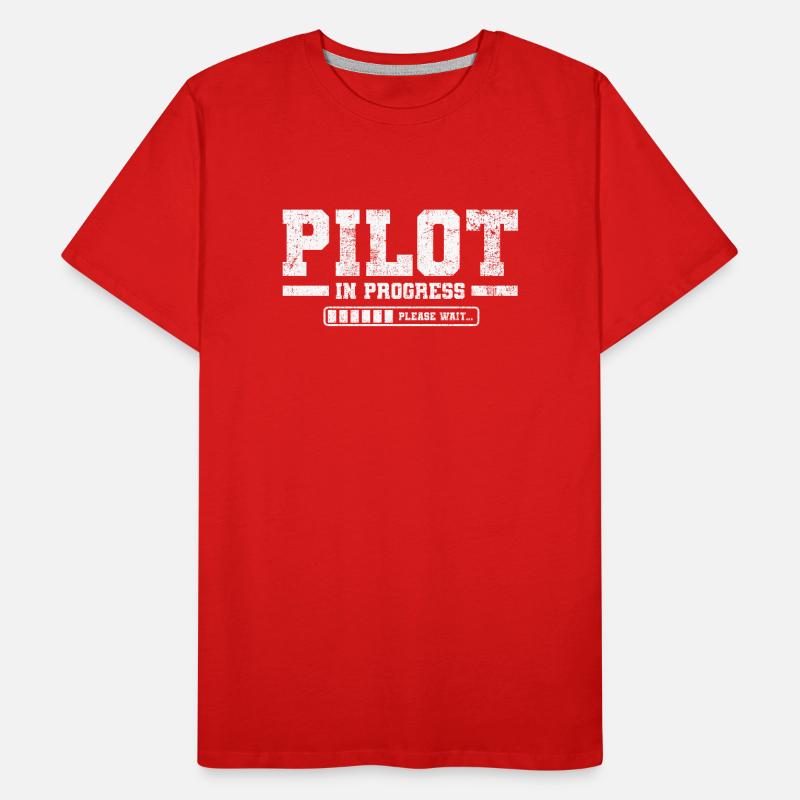 Student Pilot Flight School Men's Premium Organic T-Shirt