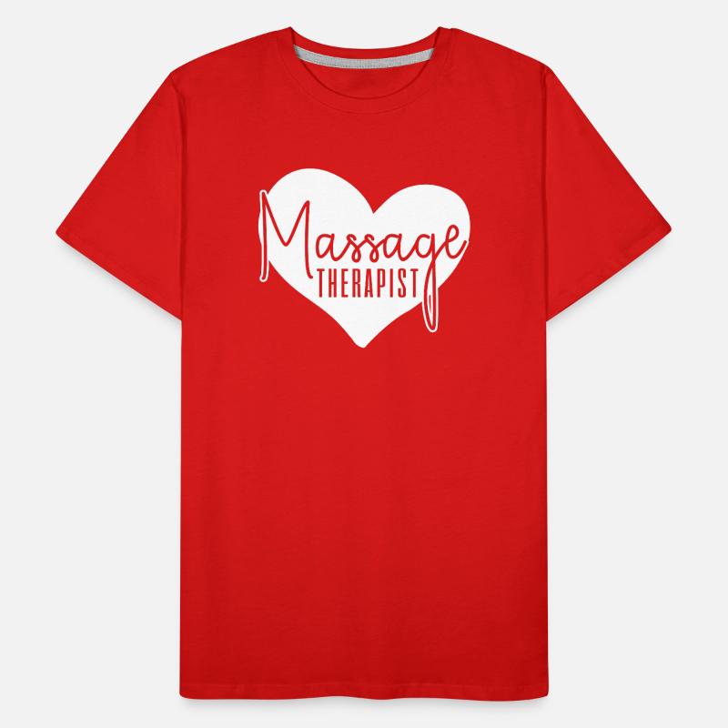 Massagethérapeute massage T-shirt bio Premium Homme