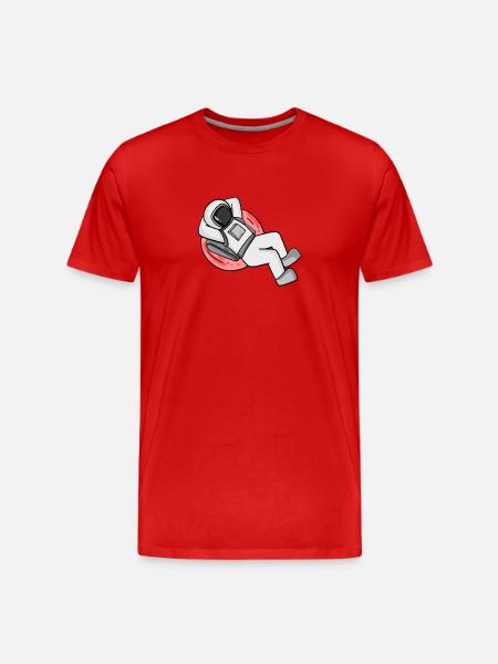Astronaut - T-shirt bio Premium Homme - rouge