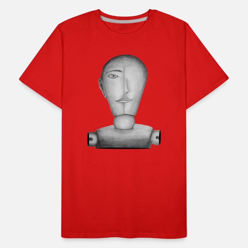 Drawing doll drawn Men's Premium Organic T-Shirt
