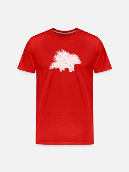 Porc-épic épic - T-shirt bio Premium Homme - rouge
