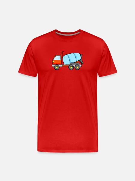 Construction construction construction - T-shirt bio Premium Homme - rouge