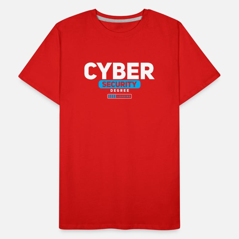 Cybersecurity Degree in cybersecurity Men's Premium Organic T-Shirt