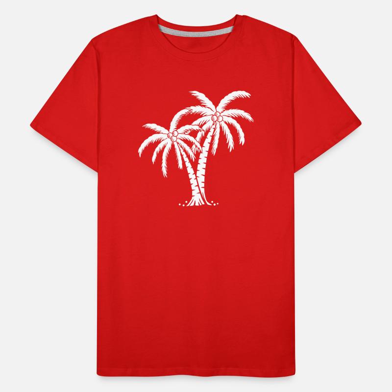 Palm tree Men's Premium Organic T-Shirt