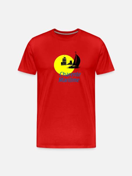 Charente-maritime - T-shirt bio Premium Homme - rouge