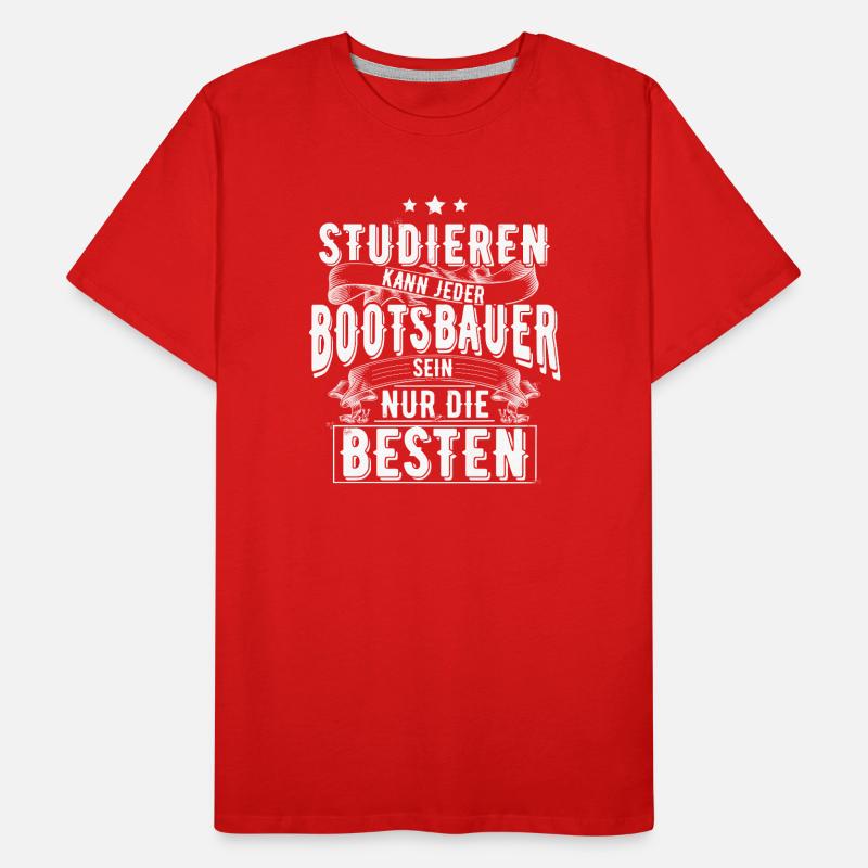 Bootsbauer Männer Premium Bio T-Shirt