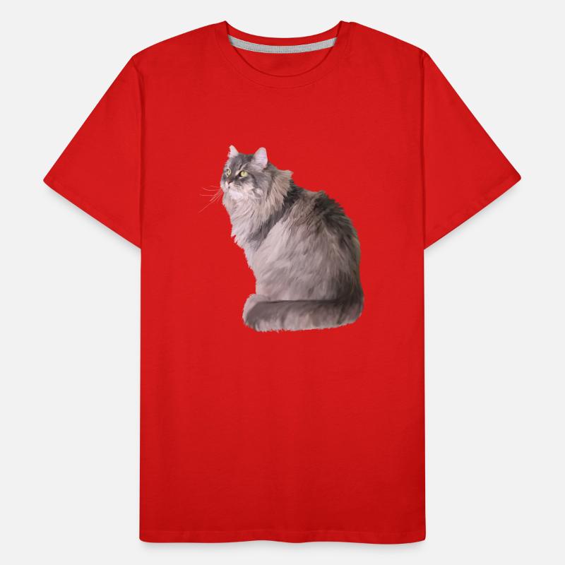 Chat T-shirt bio Premium Homme