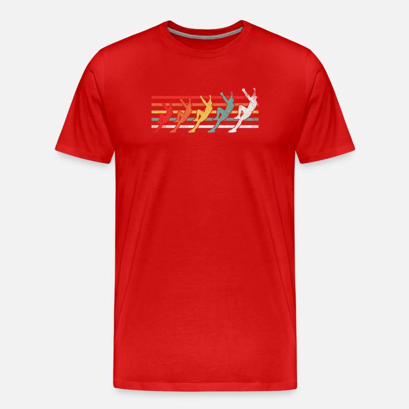 Klettern Kletterer - Männer Premium Bio T-Shirt - Rot