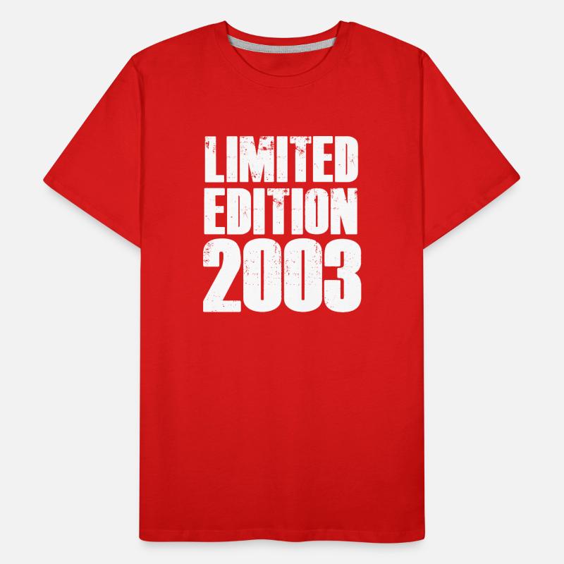 Limitierte Edition 2003 Männer Premium Bio T-Shirt