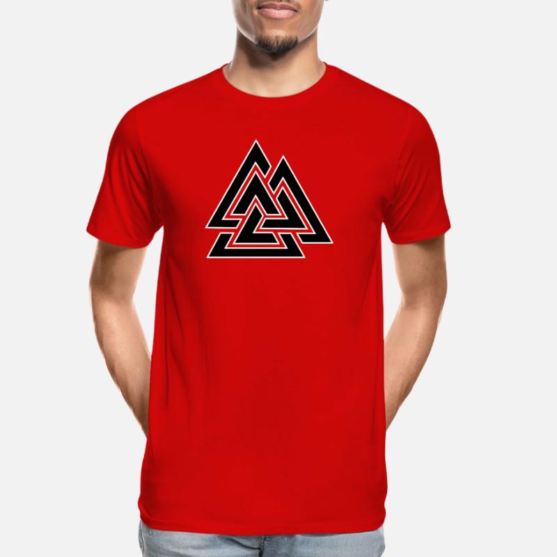 Triangular intertwined pattern Men's Premium Organic T-Shirt