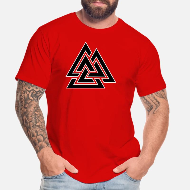 Triangular intertwined pattern Men's Premium Organic T-Shirt