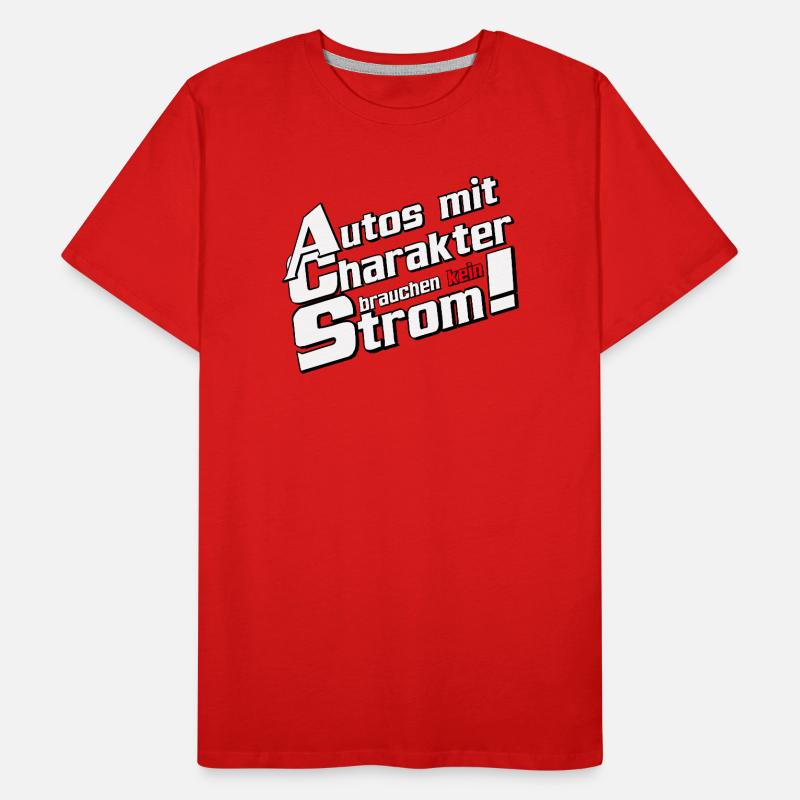 Auto Tuning Schrauber KultAuto Charakter Strom(25) Männer Premium Bio T-Shirt