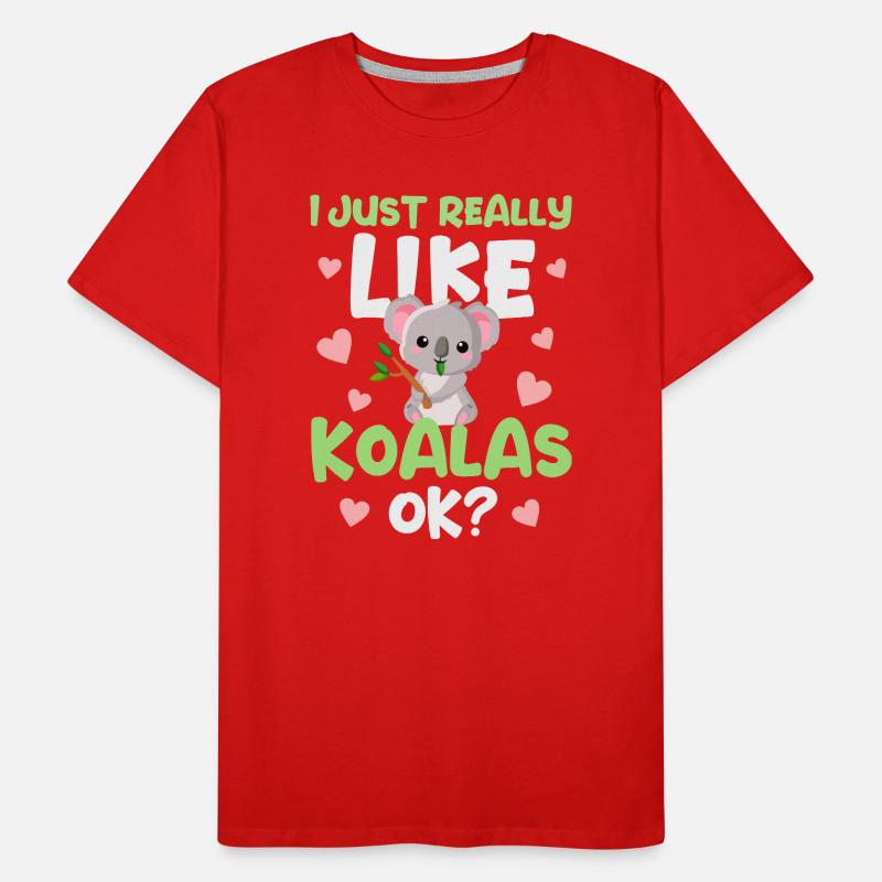 Koala Koala Bear Men's Premium Organic T-Shirt