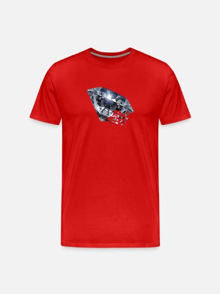 Brillant - T-shirt bio Premium Homme - rouge